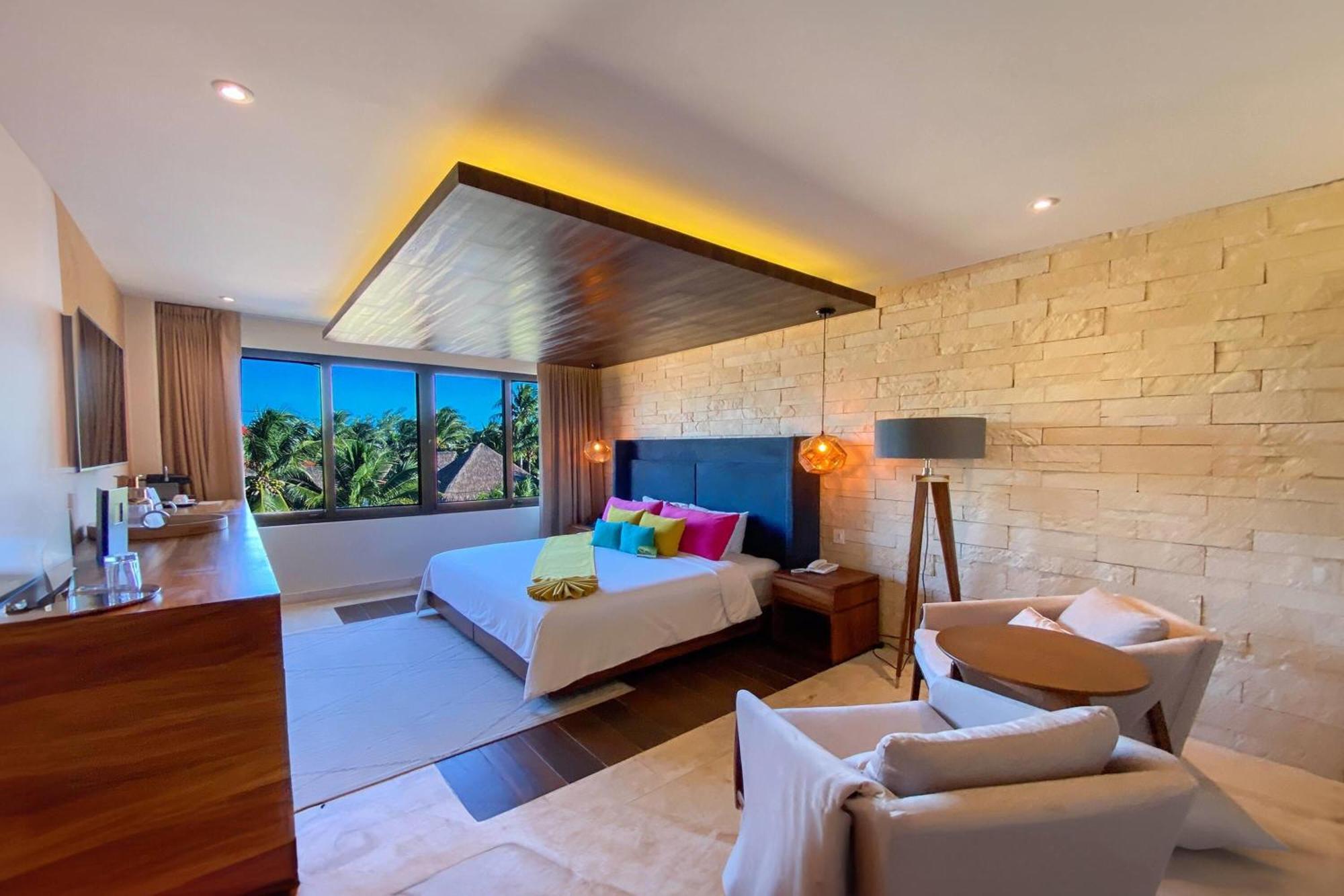 Suite Deluxe con cama extragrande y vistas al océano - No fumadores